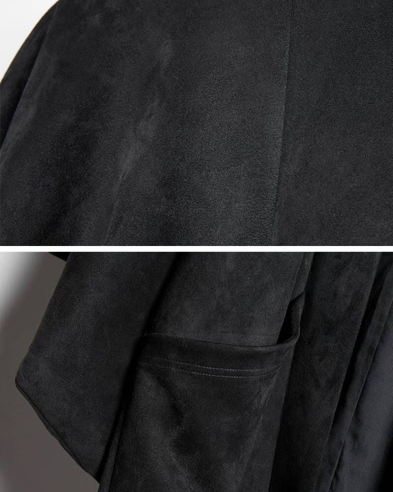 Modern Japanese Suede Kimino Jacket