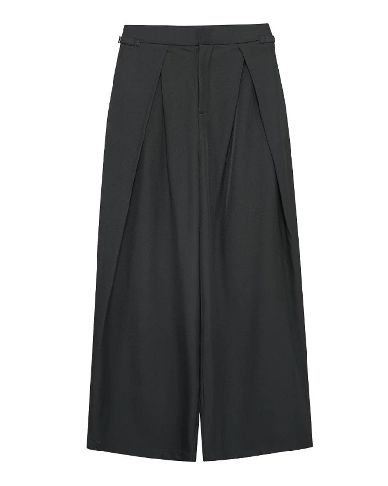 Modern Japanese Vintage Wide-Cut Hakama Pants