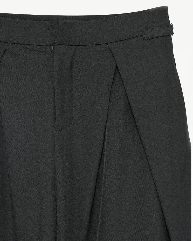 Modern Japanese Vintage Wide-Cut Hakama Pants