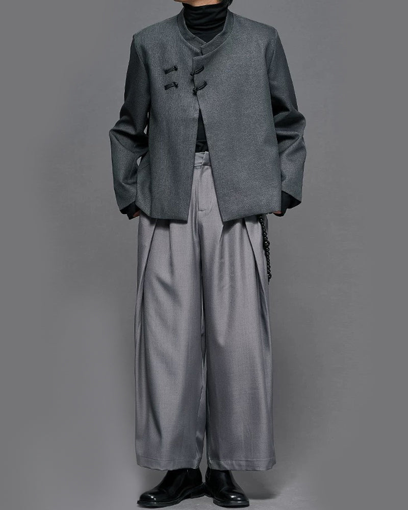 Modern Japanese Vintage Wide-Cut Hakama Pants
