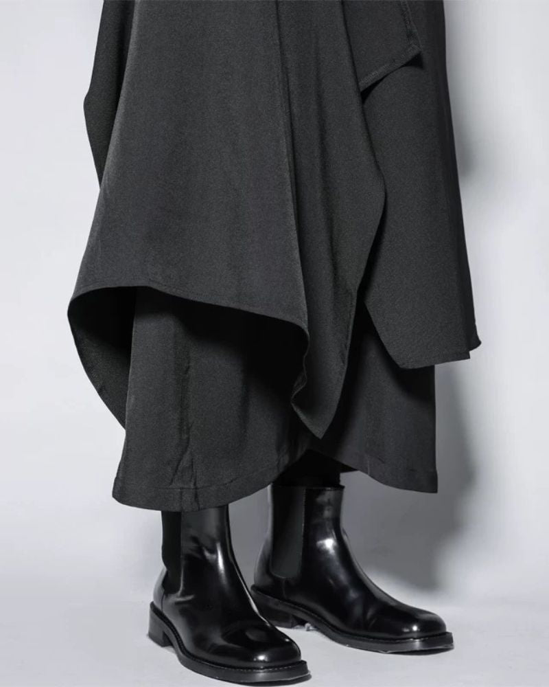Modern Japanese Style Vintage Wide Leg Hakama Pants