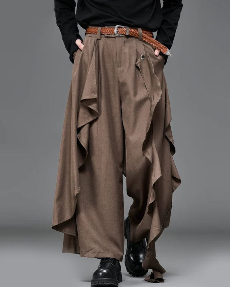 Modern Japanese Wide Leg Vintage Hakama Pants