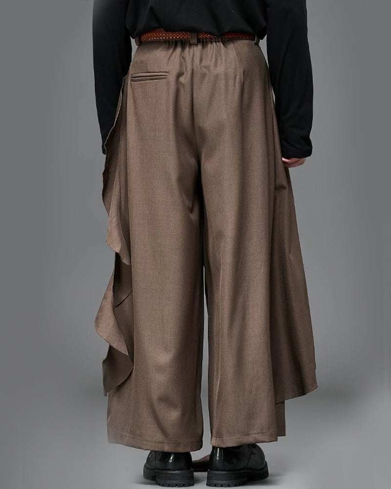 Modern Japanese Wide Leg Vintage Hakama Pants