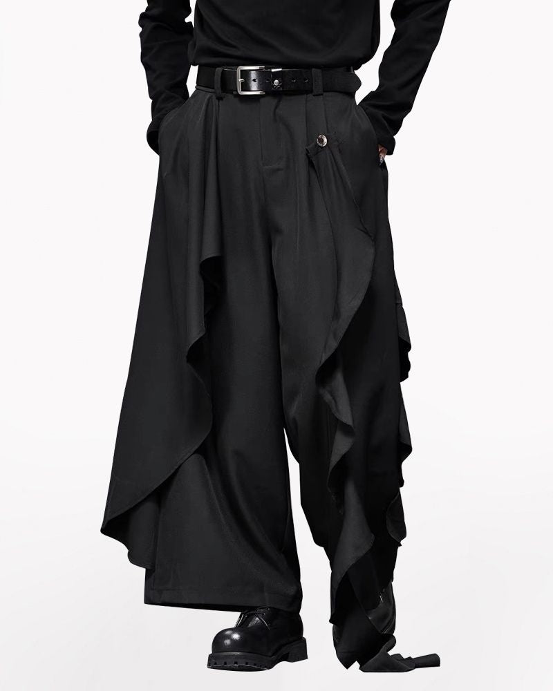 Modern Japanese Wide Leg Vintage Hakama Pants