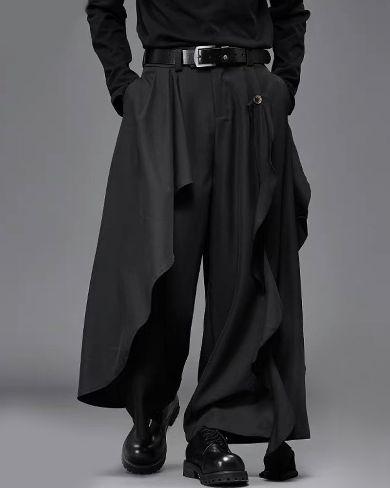 Modern Japanese Wide Leg Vintage Hakama Pants