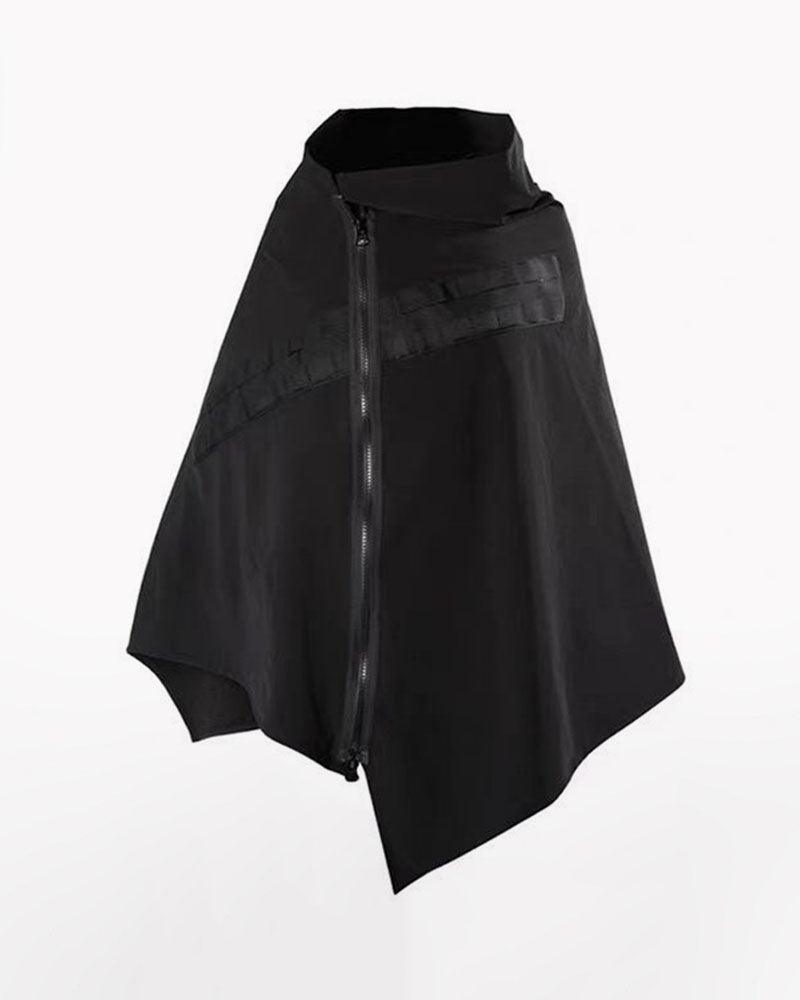 Cyberpunk Black Samurai Ninja Jacket Cloak