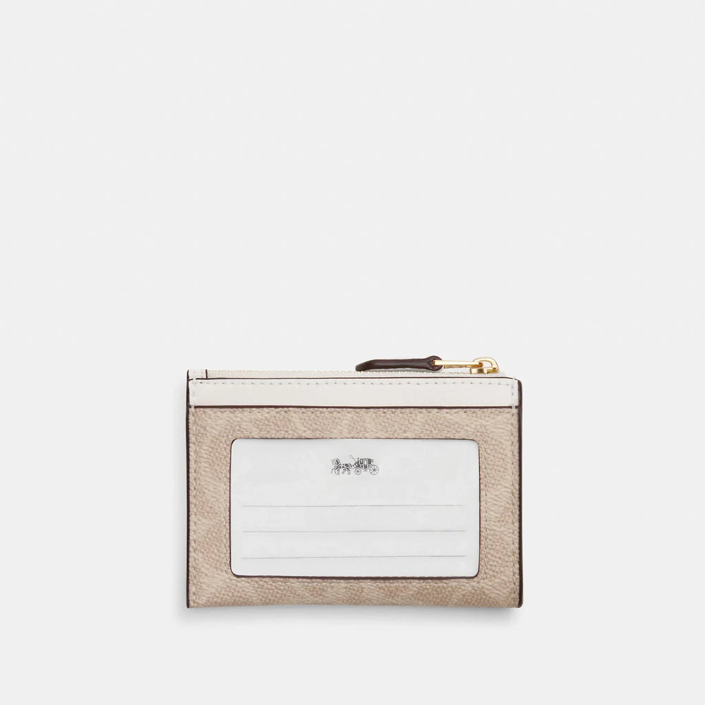 Coach Outlet Mini Skinny Id Case In Signature Canvas