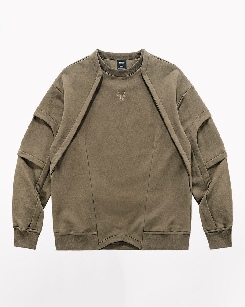 Cyberpunk Tech Pullover Sweatshirt