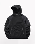 Functional Two-tone Spliced Tactical Hoodie
