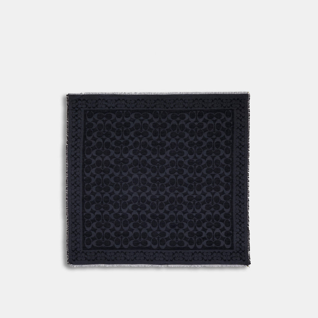 Coach Outlet Signature Oversized Square Scarf
