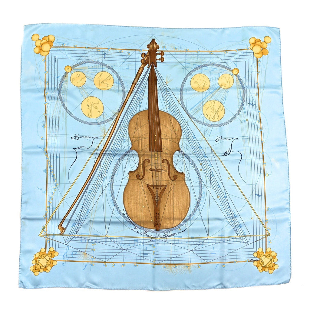 Silk La Musique des Spheres Scarf 90 Multicolor