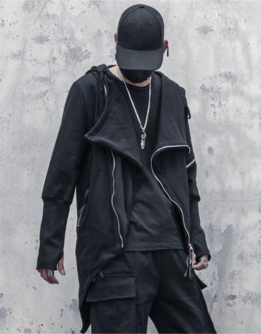 Japanese Techwear Zipper Hooded Jacket