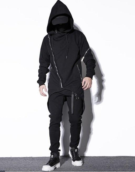 Japanese Techwear Zipper Hooded Jacket