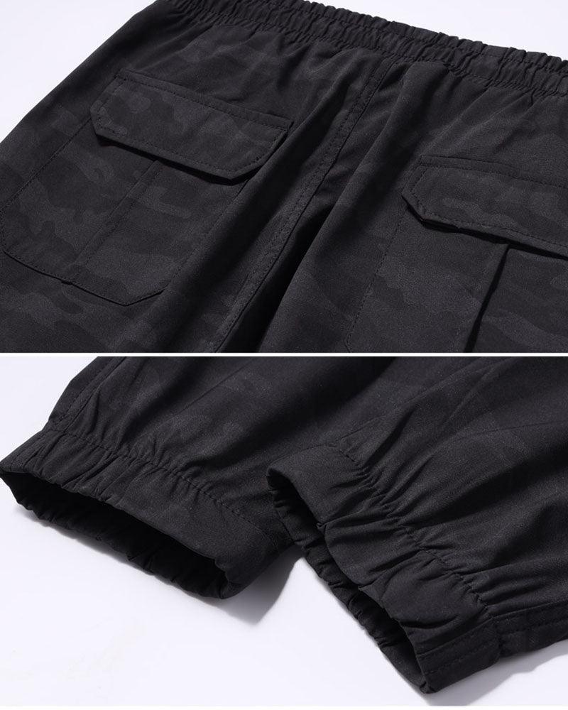 Techwear Ice Silk Camo Cargo Pants