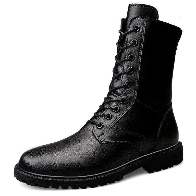 Techwear Tactical Leather Boots