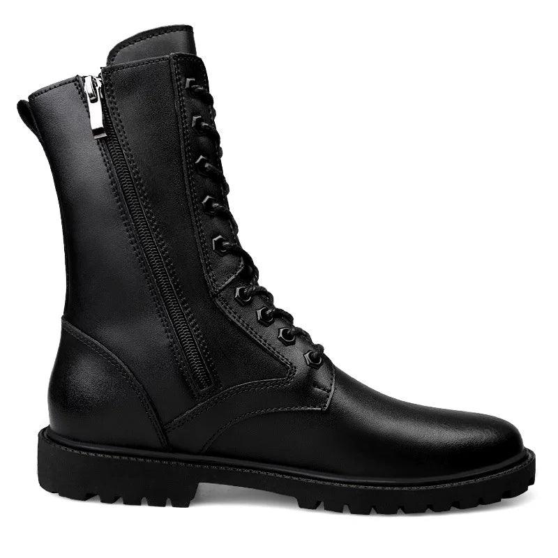Techwear Tactical Leather Boots
