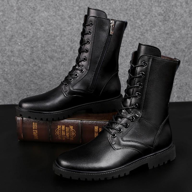 Techwear Tactical Leather Boots