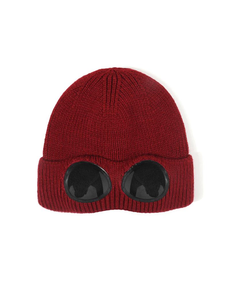 Aviator Sunglasses Knitted Futuristic Hat