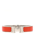 Enamel Narrow Clic Clac H Bracelet Orange