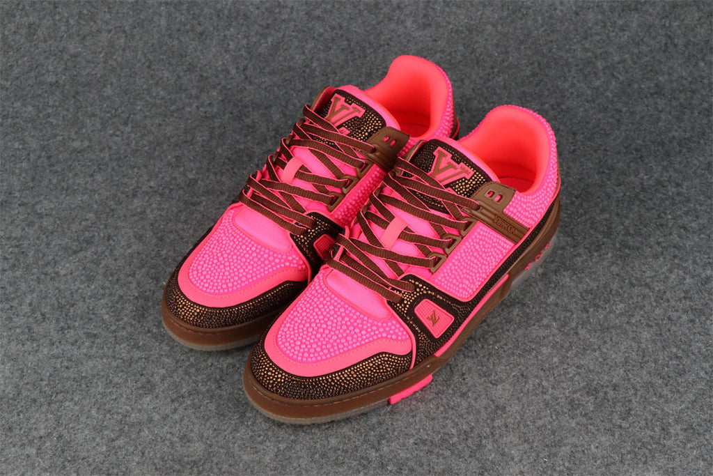 LV Trainer 'Crystal Pink Brown' (Rare Edition)
