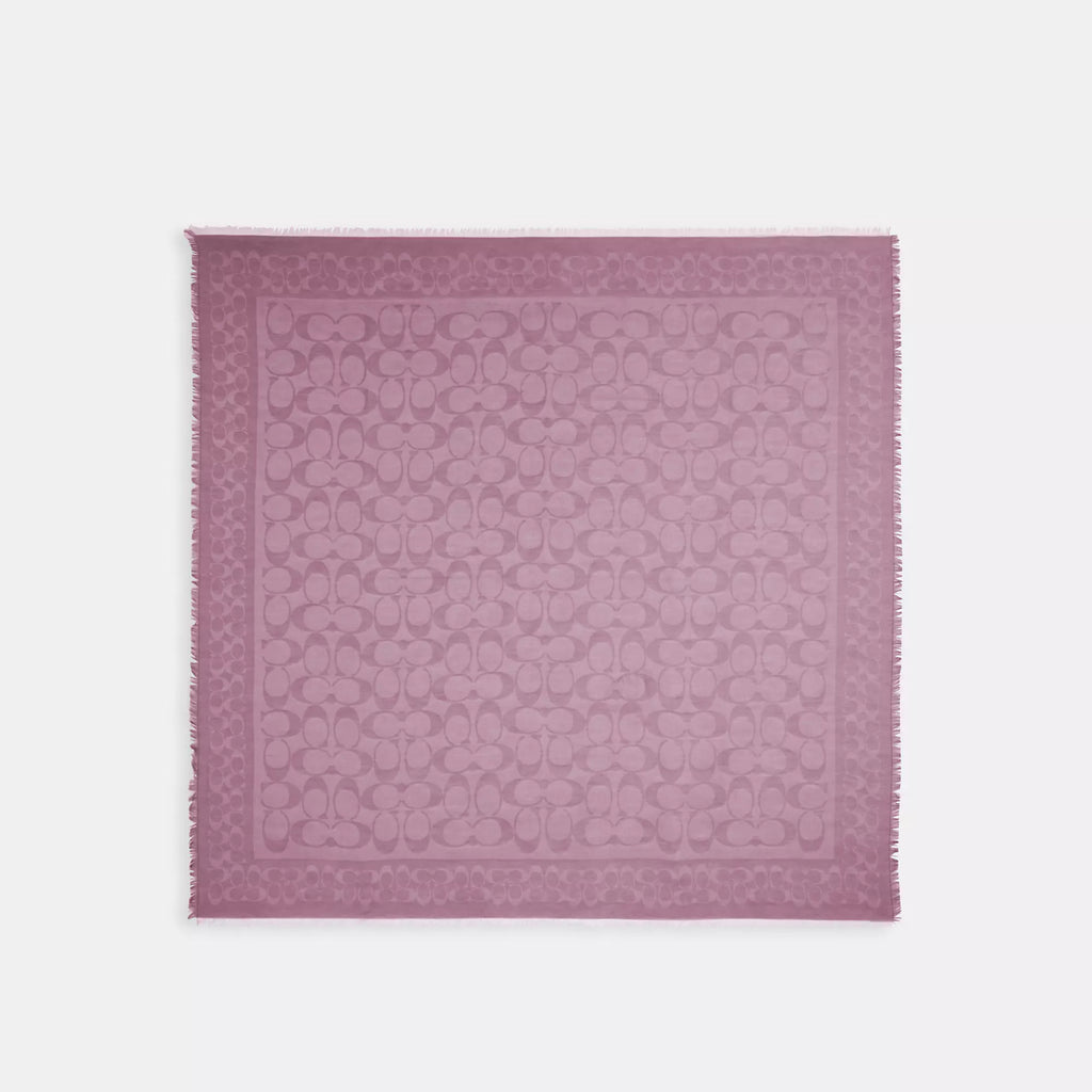 Coach Outlet Signature Oversized Square Scarf