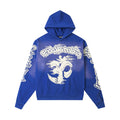 HELLSTAR Blue Flame Graphic Hoodie
