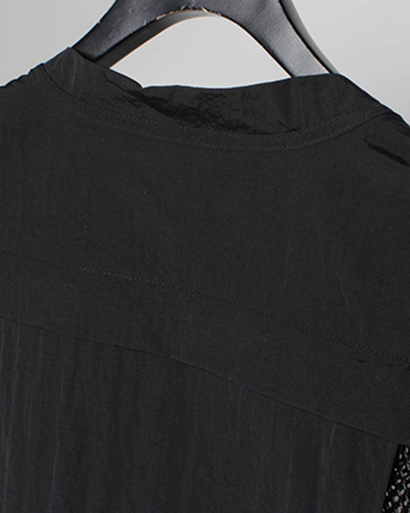 Techwear Fishnet Cargo Vest
