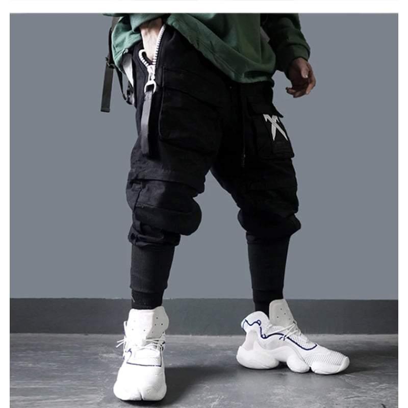 Become An X-Man Techwear Black Cargo Pants