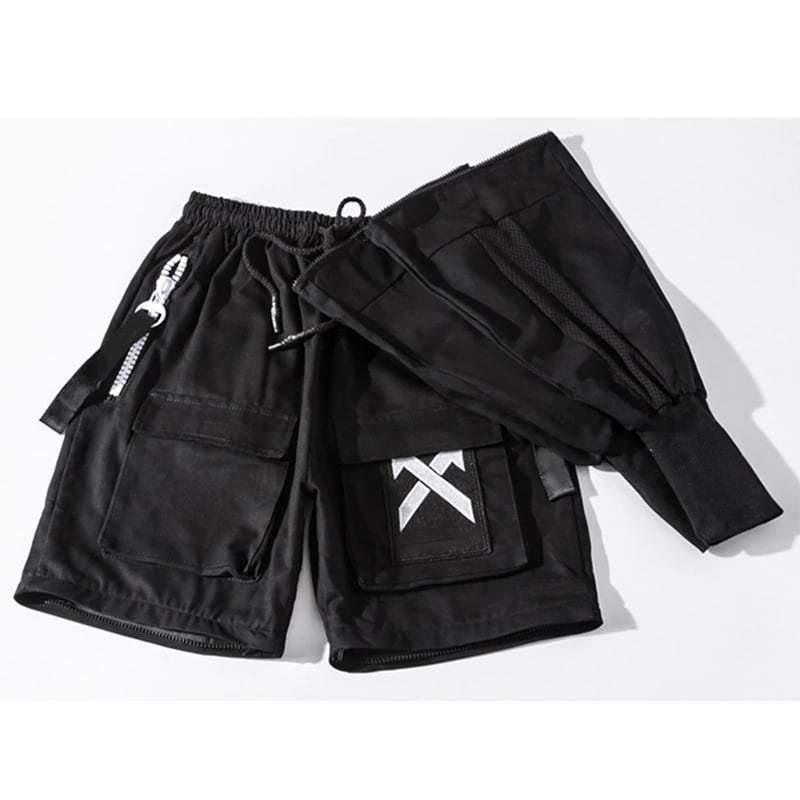 Become An X-Man Techwear Black Cargo Pants