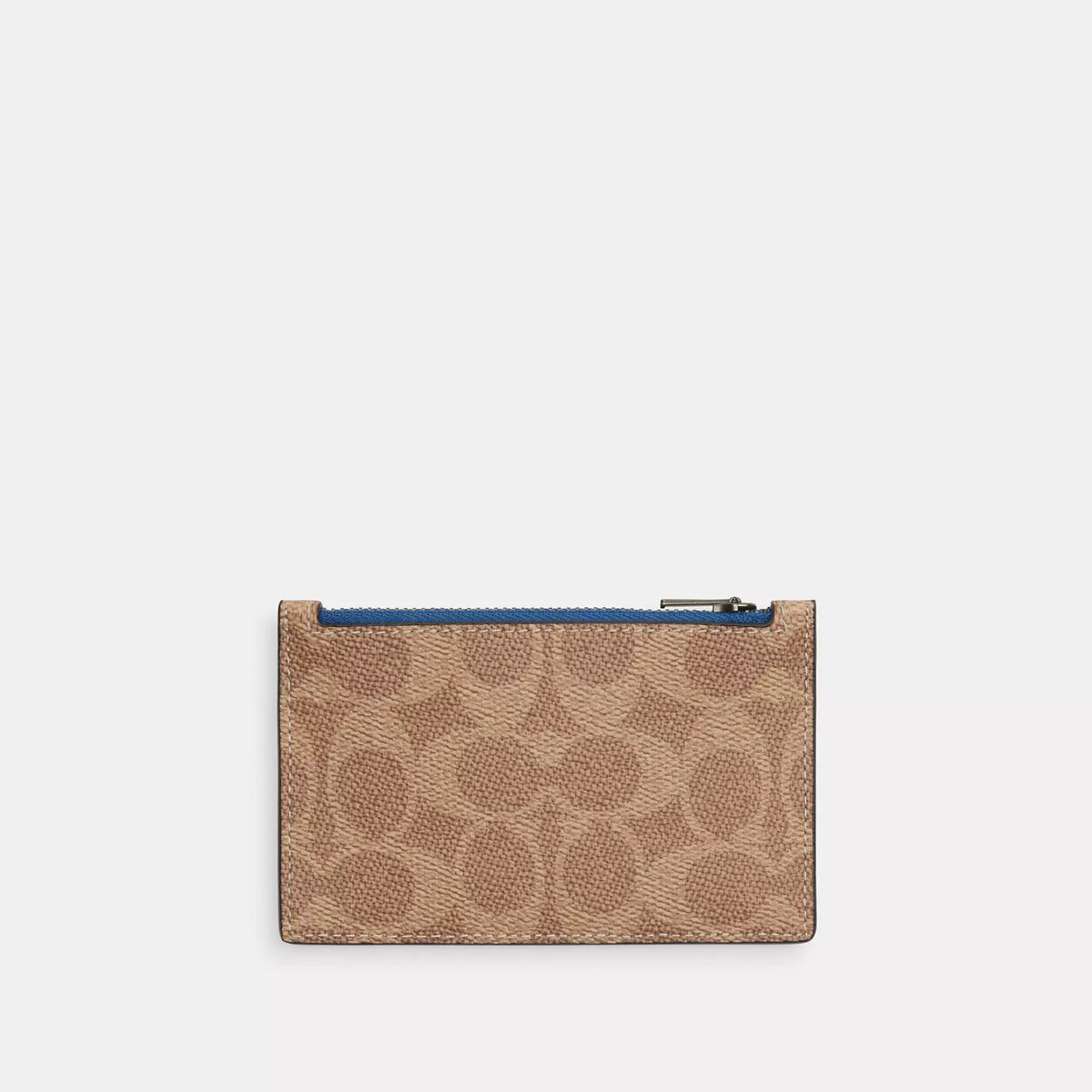 Coach Outlet Zip Card Case In Signature