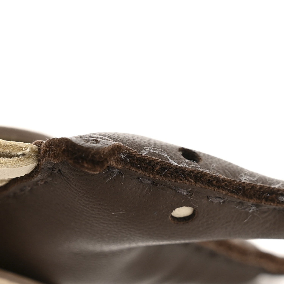 Milo Lambskin Grigri Rodeo Pegase Horse Bag Charm PM Chocolat Craie