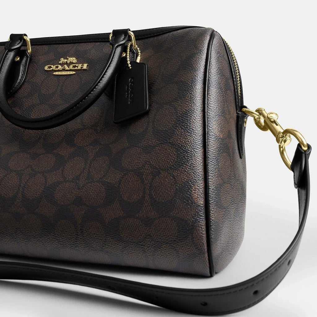 Coach Outlet Rowan Large Satchel Bag In Signature Canvas