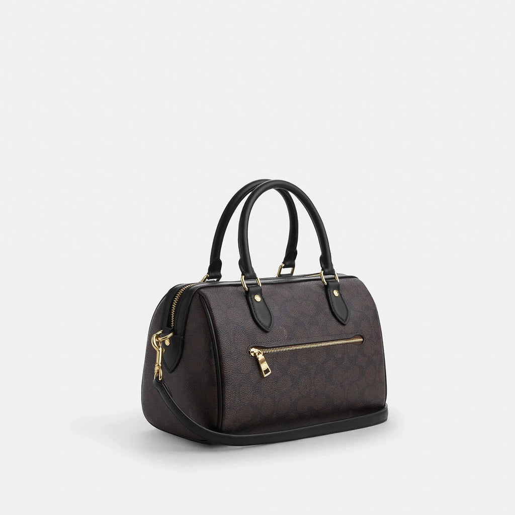 Coach Outlet Rowan Satchel Bag In Signature Canvas