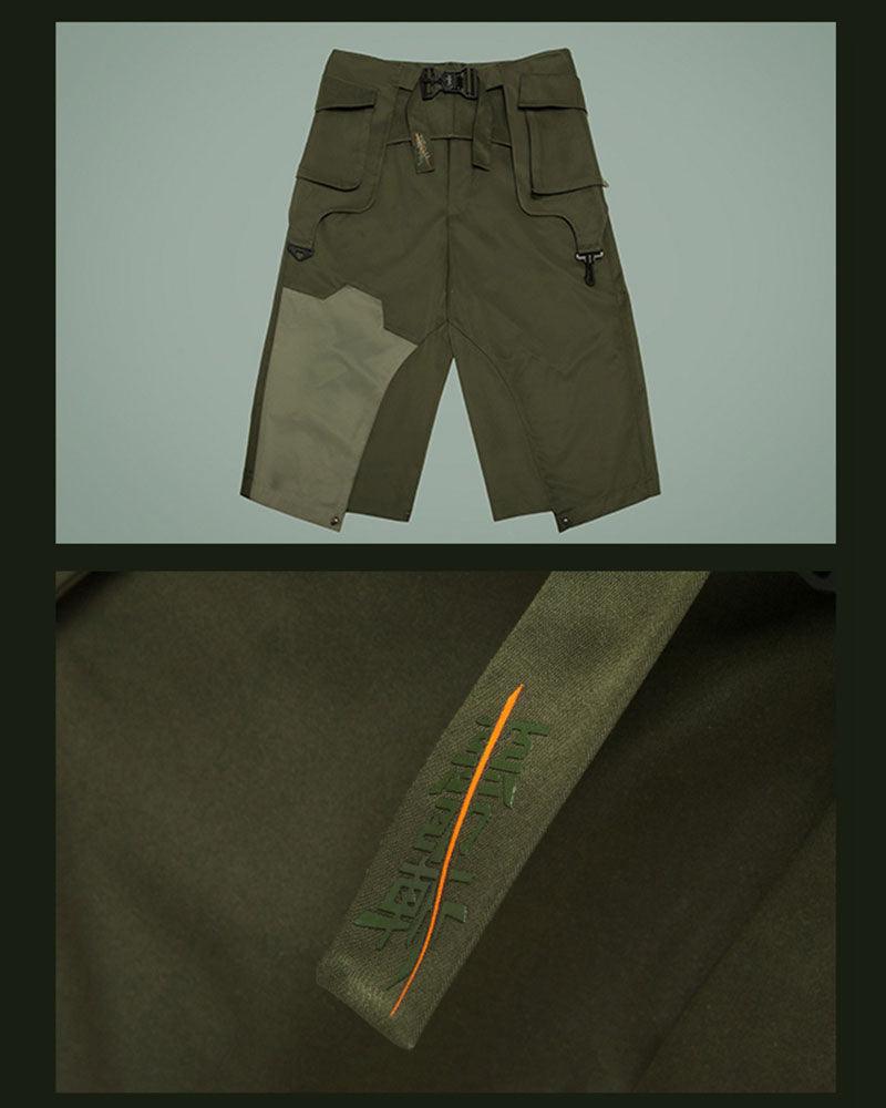 XIPHEVIL Cyberpunk Outfits City Judge Unisex Ninja Pants