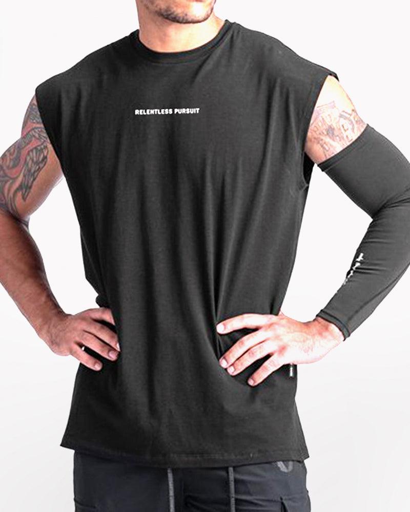 Techwear Sleeveless Mens Muscle Shirt