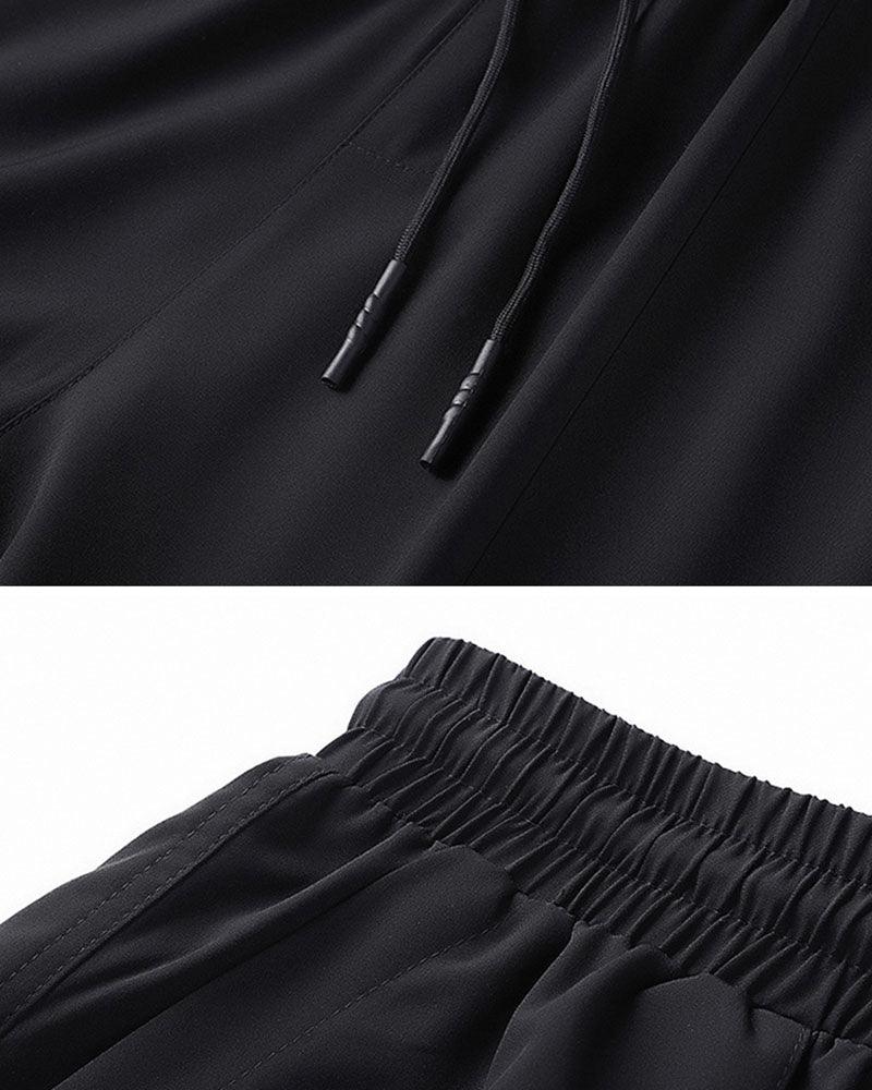 Techwear Summer Ice Silk Wide Leg Pants