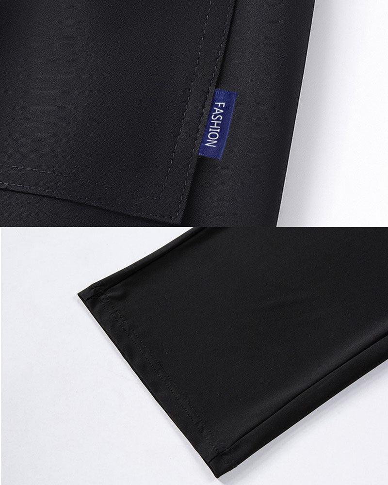 Techwear Summer Ice Silk Wide Leg Pants