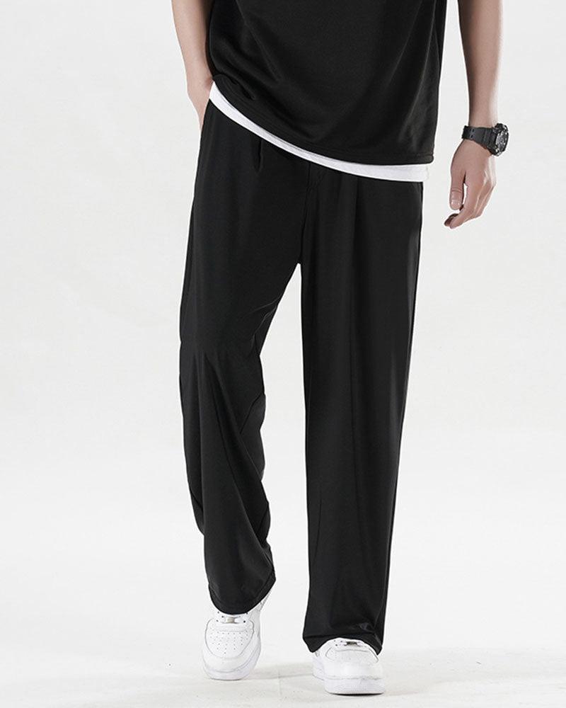 Techwear Summer Ice Silk Wide Leg Pants