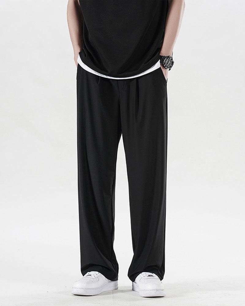 Techwear Summer Ice Silk Wide Leg Pants