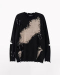 Streetwear Hole Pin Sweater