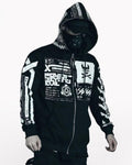 Darkness Cyber Zip Hooded Jacket