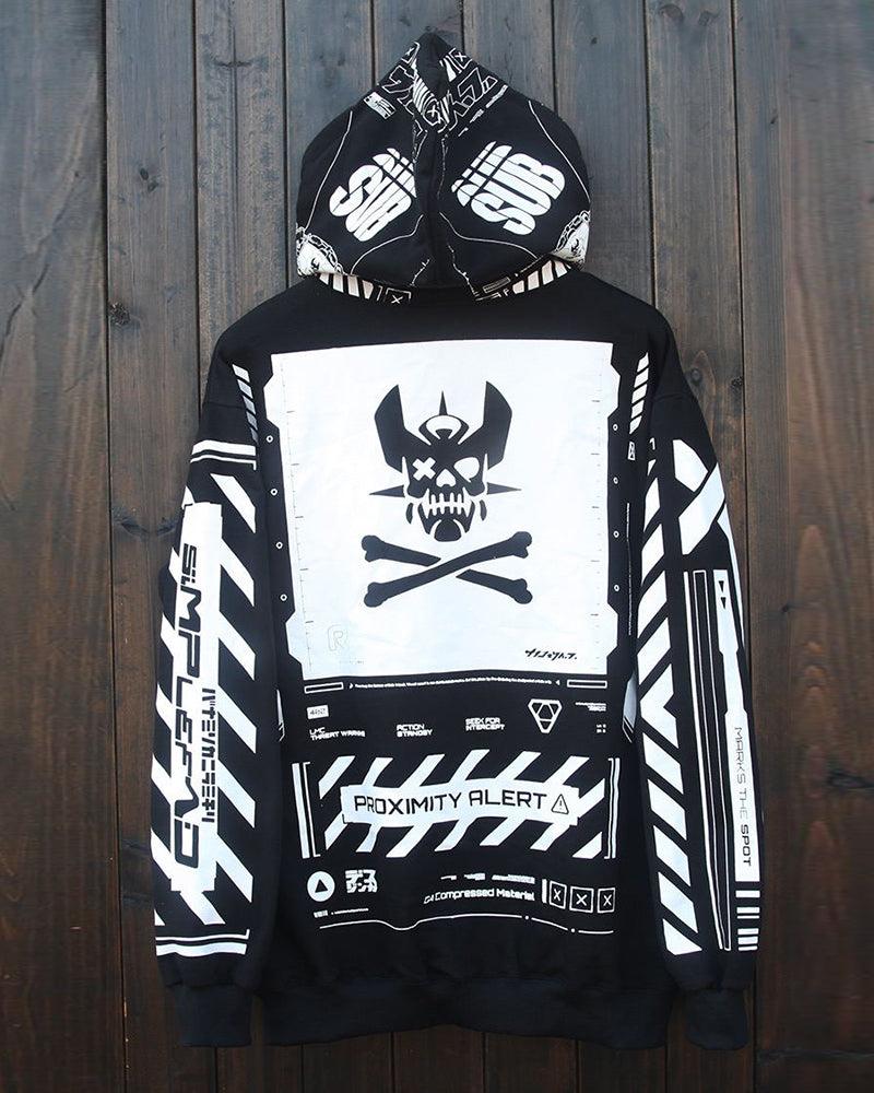 Darkness Cyber Zip Hooded Jacket