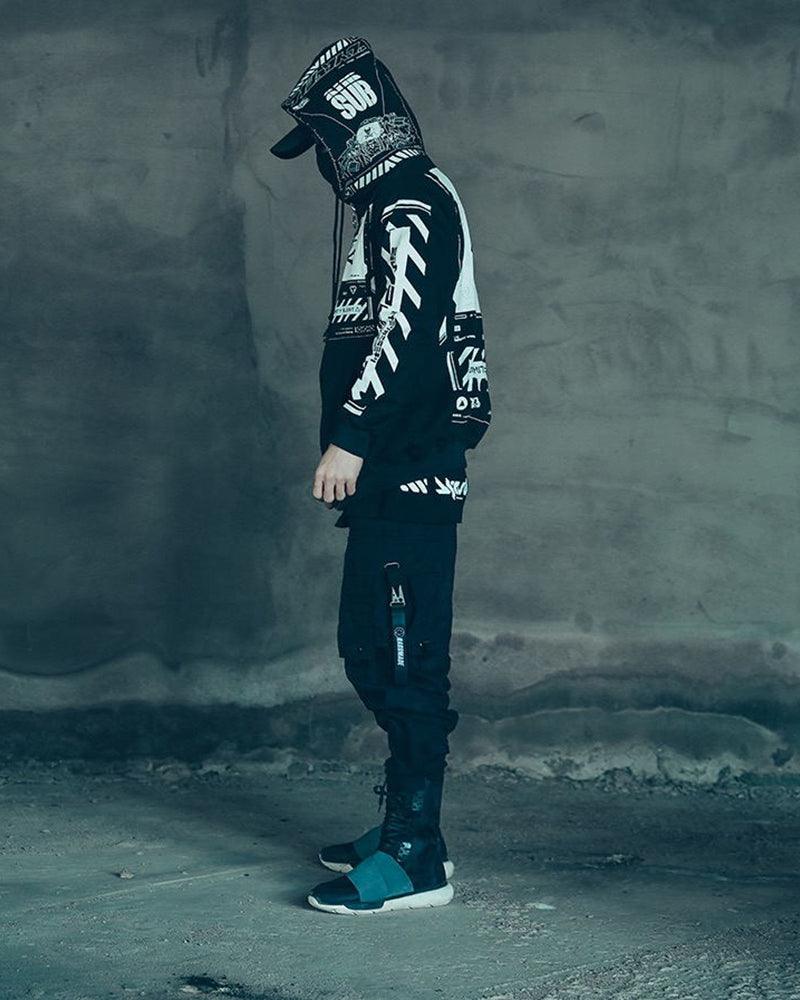 Darkness Cyber Zip Hooded Jacket