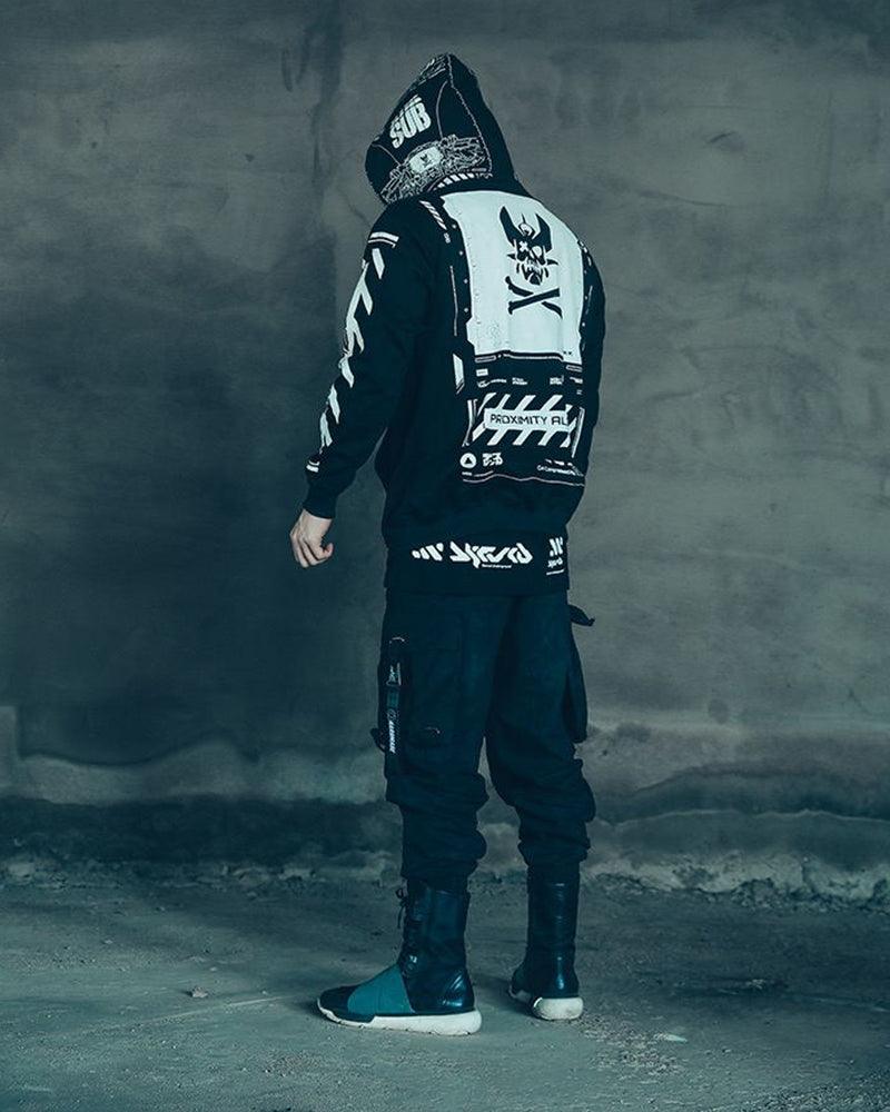 Darkness Cyber Zip Hooded Jacket