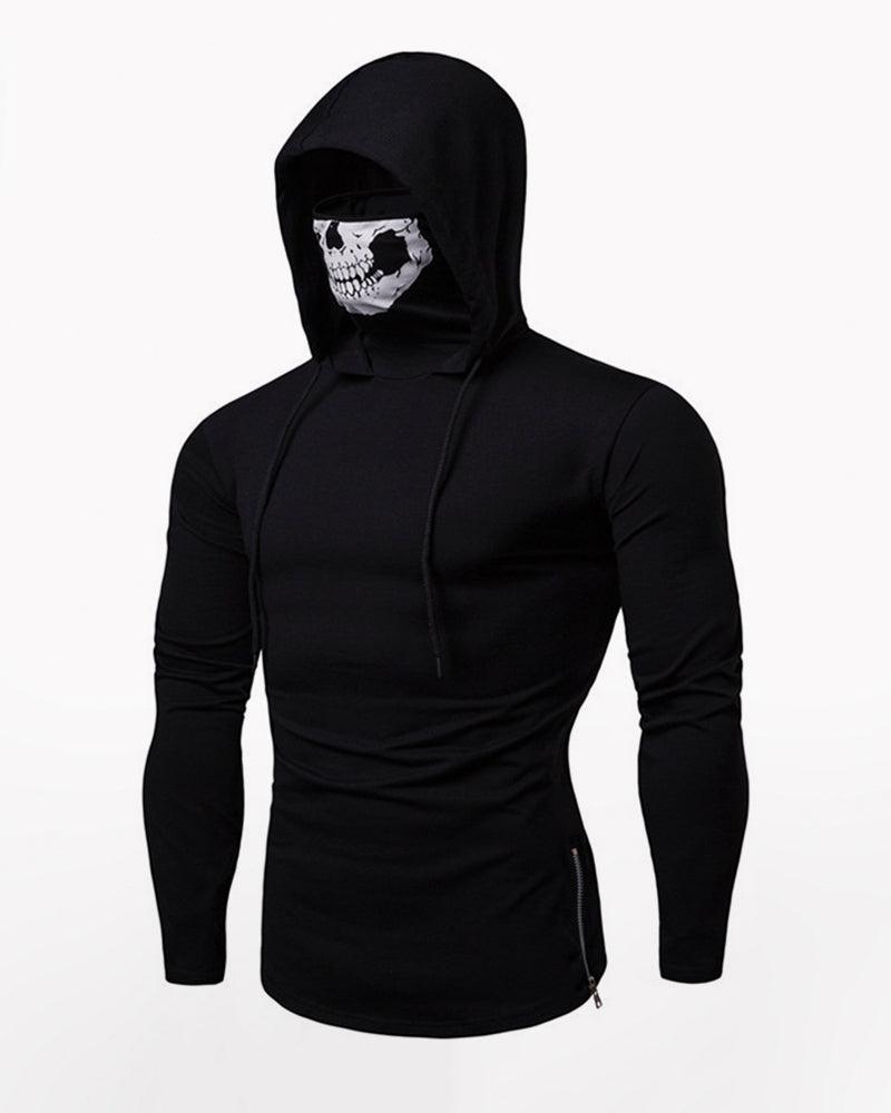 Techwear Ninja Skull Mask Hoodie