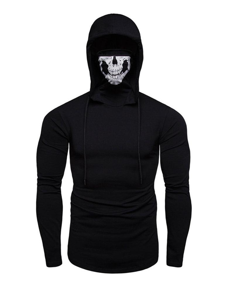 Techwear Ninja Skull Mask Hoodie