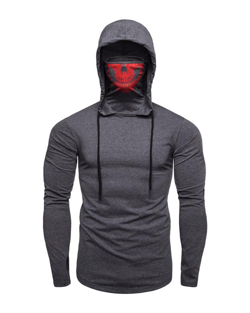 Techwear Ninja Skull Mask Hoodie