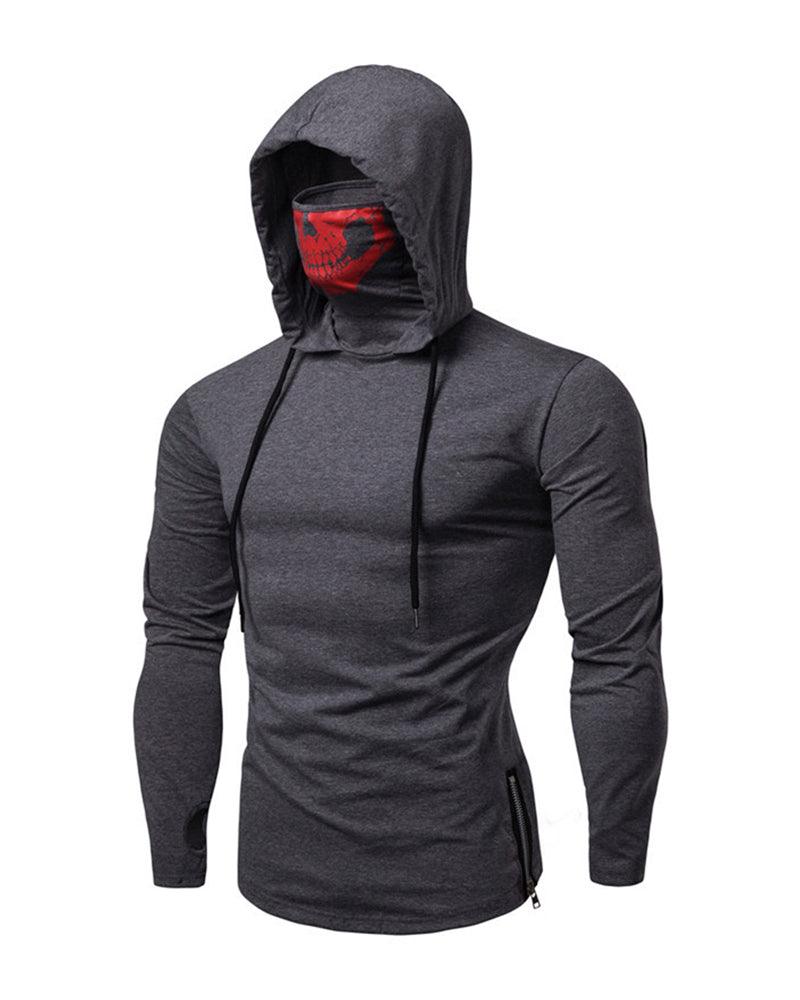 Techwear Ninja Skull Mask Hoodie