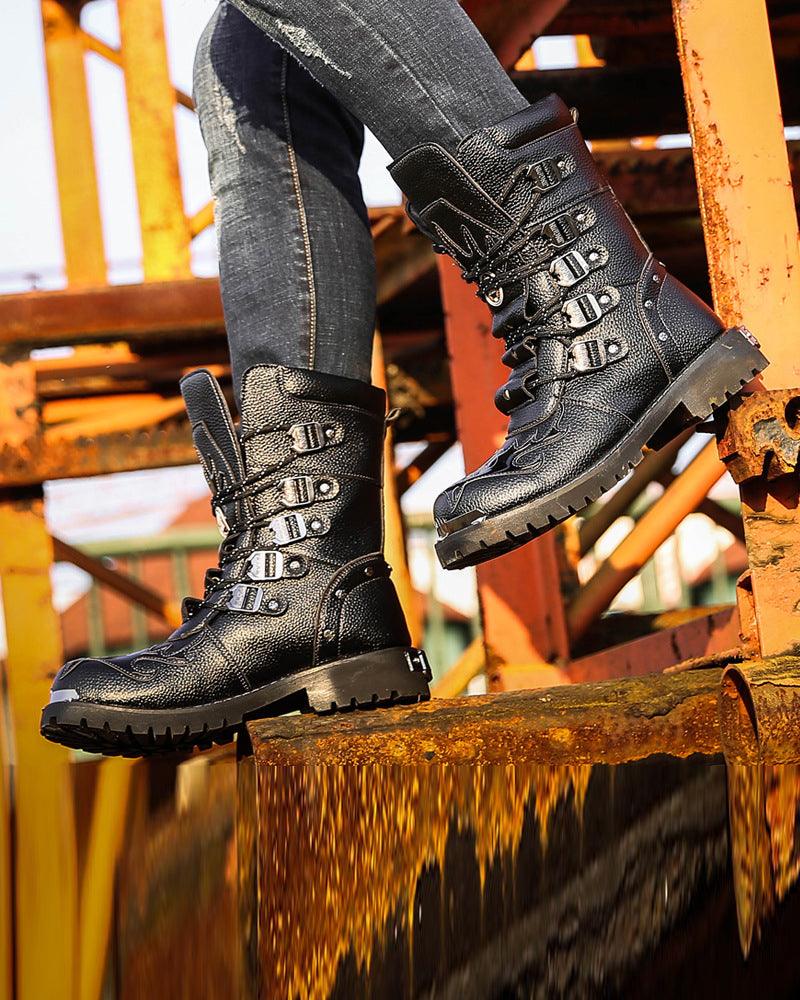 Techwear Motorcycle Riding Boots
