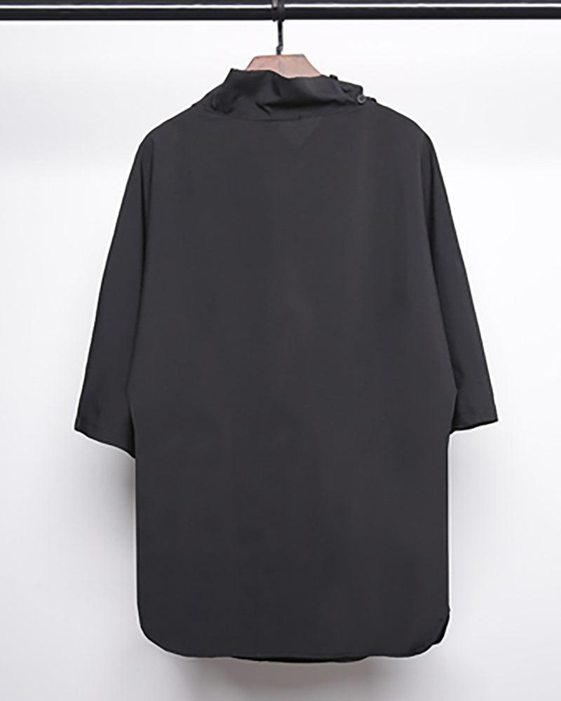 Modern Japanese Techwear Loose Bat T-Shirt